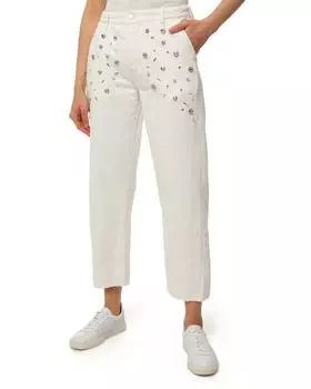 Джинсы, р. 54, цвет Белый