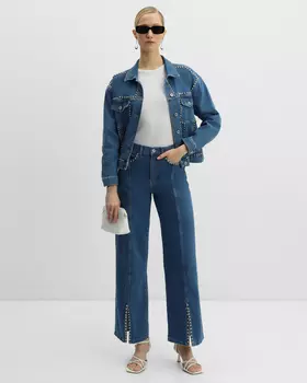 Джинсы, р. 54, цвет Голубой