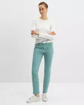 Джинсы, р. 54, цвет Эвкалипт