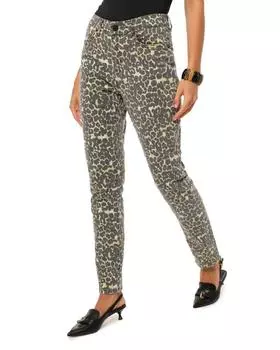 Джинсы, р. 54, цвет Леопардовый