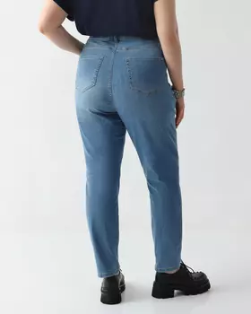 Джинсы, р. 54, цвет Синий деним