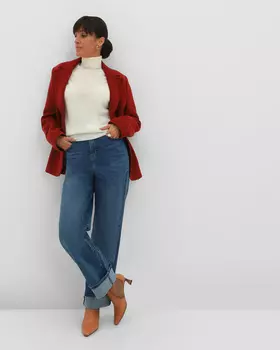 Джинсы с регулируемой длиной