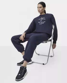 Джоггеры с эластичным поясом на кулиске