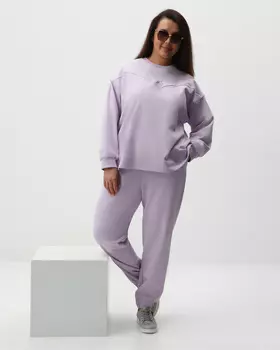 Джоггеры с высокой посадкой и широким эластичным поясом на кулиске