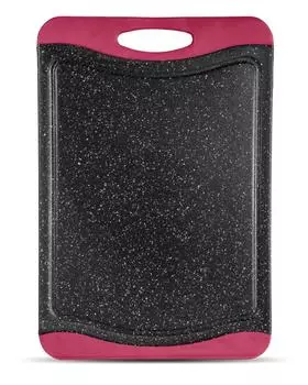 Frybest Burgundy Доска разделочная 36*25 см, бордо+серый, р. Безразмера, цвет Без цвета