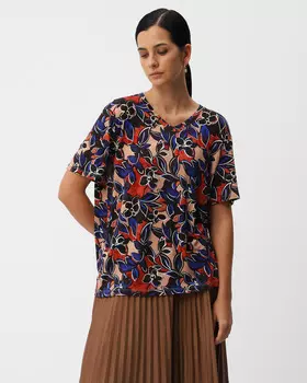 Футболка IRIS с цветочным принтом