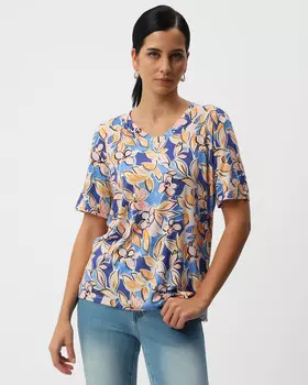 Футболка IRIS с цветочным принтом