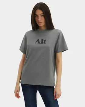 Футболка из эластичного джерси с монохромным принтом