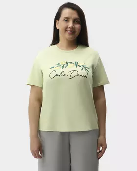 Футболка из хлопка с яркой вышивкой