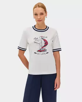 Футболка из мерсеризованного хлопка