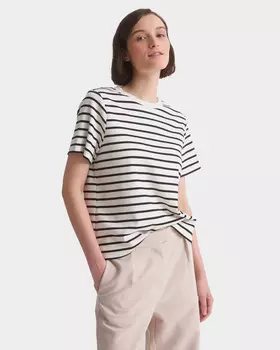 Футболка из плотного хлопкового трикотажа