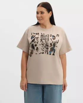 Футболка из плотного мерсеризованного хлопка