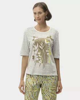 Футболка из смеси хлопка и модала