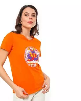 футболка, р. 44, цвет Оранжевый