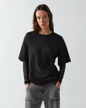 Футболка, р. 46, цвет Черный