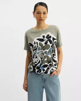 футболка, р. 46, цвет Эвкалиптовый