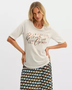 футболка, р. 50, цвет Молочный