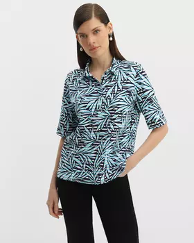 Поло с оригинальным принтом