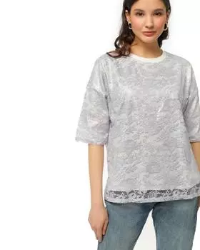 Кружевная блузка на хлопковой подкладке