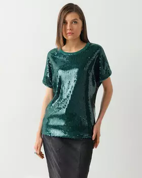 Футболка, р. 54, цвет Зеленый