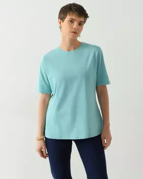 Базовая футболка прямого силуэта