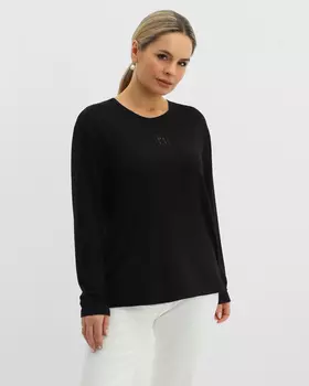 Футболка с длинным рукавом, р. XXL, цвет Черный