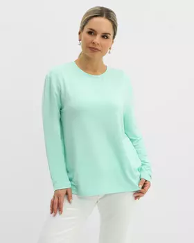 Футболка с длинным рукавом, р. XXL, цвет Мятный