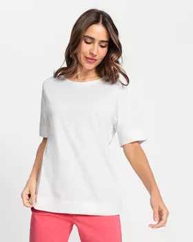 Футболка свободного кроя с посадкой Cosima