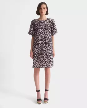 Хлопковое платье миди свободного кроя