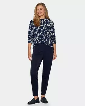 Элегантные зауженные брюки с боковыми карманами на молниях