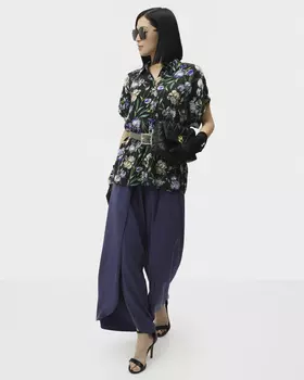 Юбка-брюки из смеси вискозы и тенсела