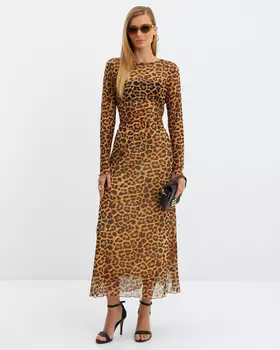 Юбка, р. 42, цвет Леопардовый