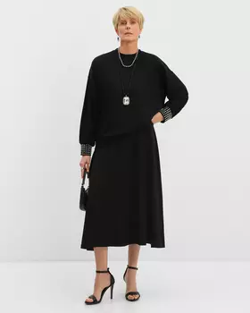 Юбка, р. 50, цвет Черный