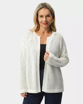 Кардиган Cora с ажурным узором