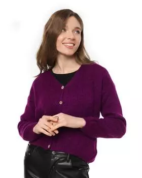 кардиган, р. 42, цвет Фиолетовый