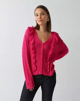 Кардиган, р. 42, цвет Красный