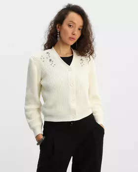 Кардиган, р. 46, цвет Молочный