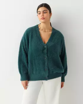 Кардиган, р. 50, цвет Малахитовый