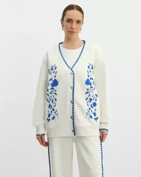 Кардиган, р. 50, цвет Молочный