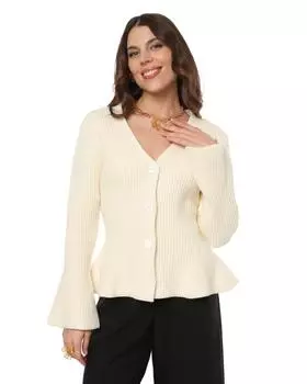 кардиган, р. 54, цвет Молочный