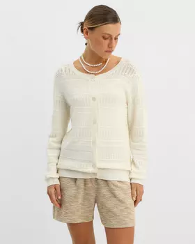 Кардиган, р. 58, цвет Молочный