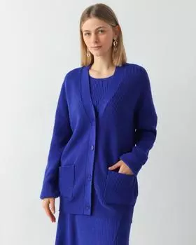 Кардиган, р. 58, цвет Синий