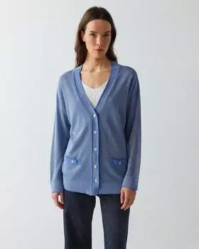 Кардиган, р. 58, цвет Синий