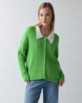 Кардиган, р. 58, цвет Зеленый