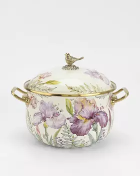 Кастрюля эмалированная Irises, 3,8 л