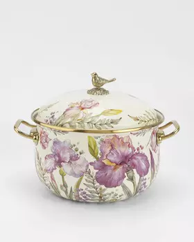 Кастрюля эмалированная Irises, 4,8 л