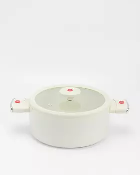 Кастрюля с крышкой с магнитами для крепления кухонных гаджетов, 4,2 л