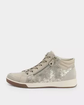 Кеды из натуральной кожи/замши со съемной стелькой High Soft