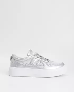 Кеды, р. 38, цвет Серебряный