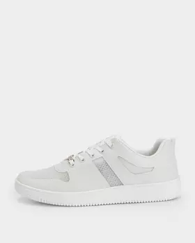 Кеды с сетчатой вставкой на гибкой подошве